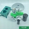 Ppr Plastik Air Dingin dan Panas Dengan bagian Kuningan, Katup Shower Mixer Ppr Empat Cara