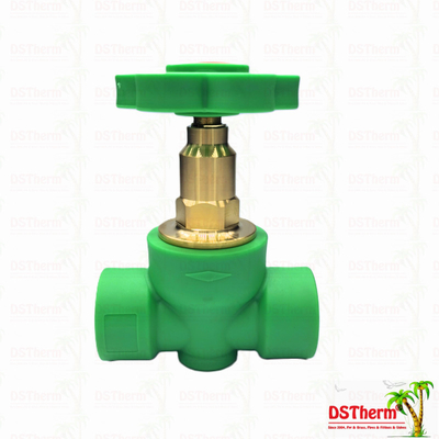 Air Supply Ppr Gate Valve Soft Seal Type Plastik PPR Disembunyikan Valve Ppr Gate Valve