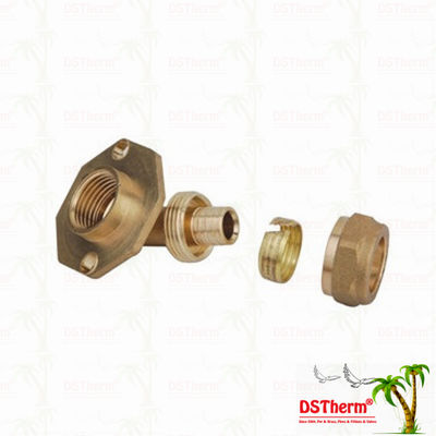 L22MM PEX Brass Fittings PN25 105 Derajat PEX Brass Elbow