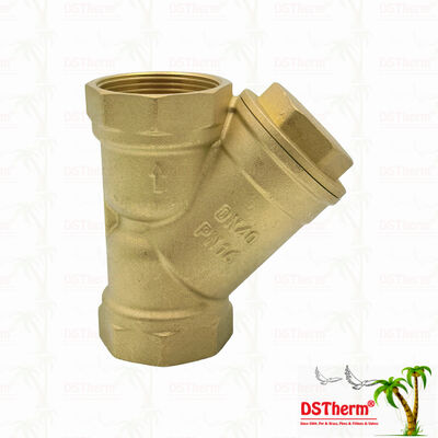 Kuningan Y-Type Filter Valve Korosi-Resistant Strainer Untuk Air DN15-50